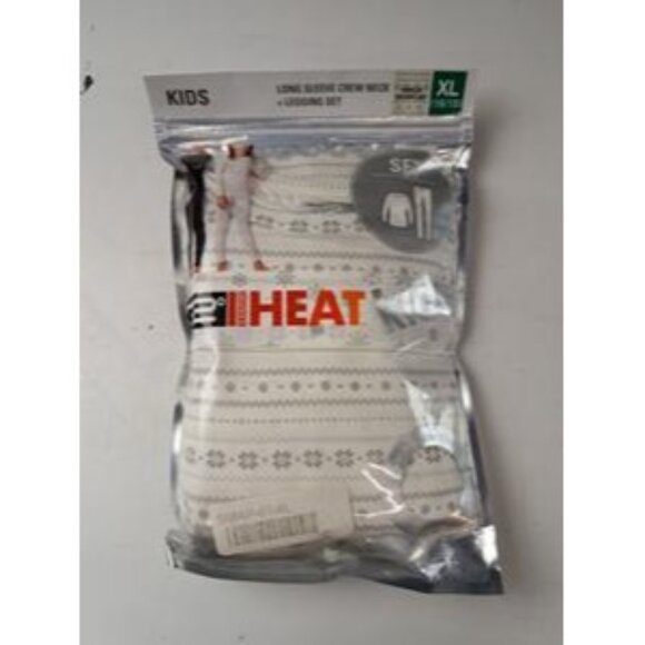 Kids Thermal Long Sleeve Crew Neck & Legging Set XL 16-18 32 Degrees HEAT - Picture 1 of 4